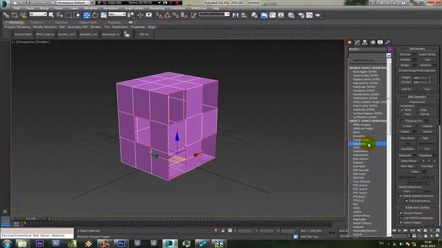 3D max modifiers CAP HOLES Di-box смотреть онлайн