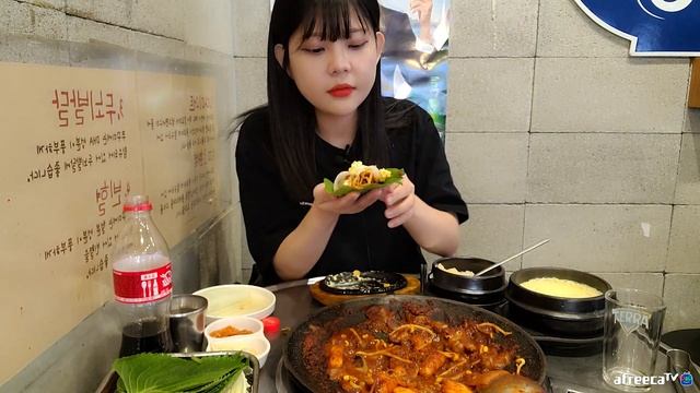 쭈꾸미볶음+???=역대급조합에 날치알이 한가득 들어간 볶음밥까지?! 매운맛 쭈꾸미맛집 쭉심먹방 Korean Eating Show MUKBANG_GANGSTER