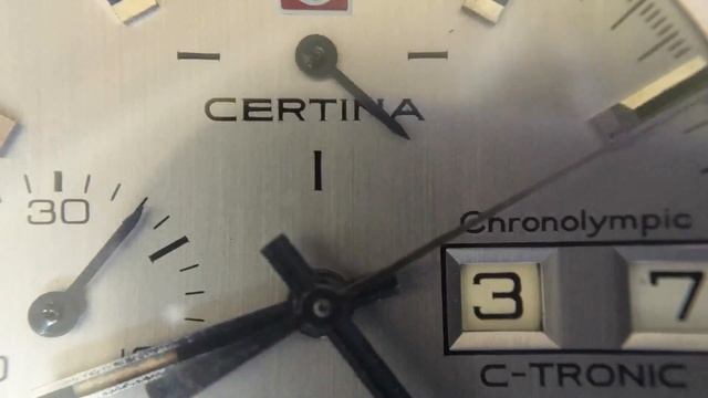 '70s Certina C Tronic Chronolympic Timelapse смотреть онлайн