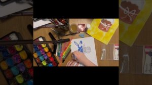 Рисуем с детьми пасхальный кулич и зайчика 🐰