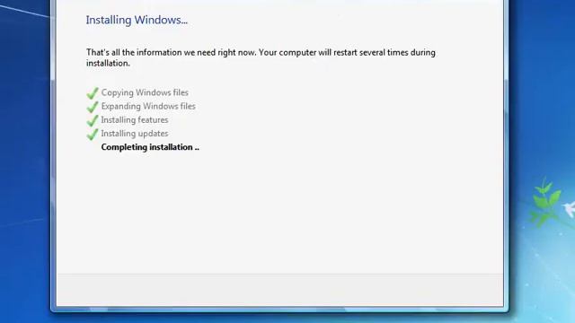 Install Windows 7 Professional x64 смотреть онлайн