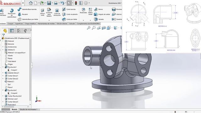 SOLIDWORKS: Modelmania Fase2- Modificaciones смотреть онлайн