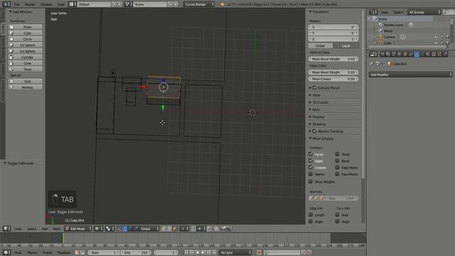 Blender 2.77a Basic Architecture Tutorial смотреть онлайн