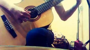 Играю на гитаре//Русская народная песня „ Летал голубь,летал сизый“ /// Irina Pain