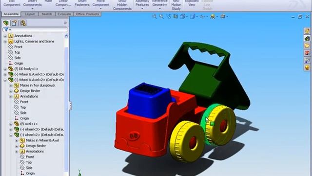 Free SolidWorks Tutorials - Assemblies
