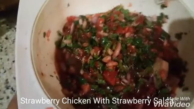 Strawberry Chicken with Strawberry Salsa смотреть онлайн