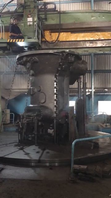 Machining of HP Steam Turbine Casing 250MW on VTL Machine смотреть онлайн