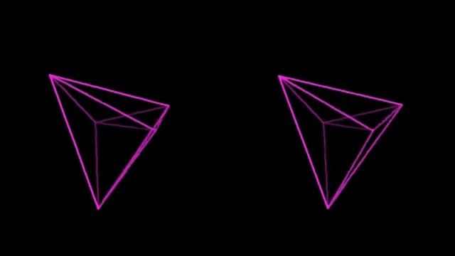 5-cell-3d. Rotation in four-dimensional space. 4D. Fourth dimension. Hyperspace. смотреть онлайн