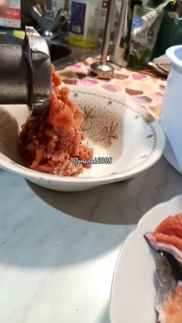 Намазка  для завтрака из горбуши👍