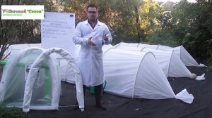 Парник из дуг с укрывным материалом "УДАЧНЫЙ СЕЗОН"