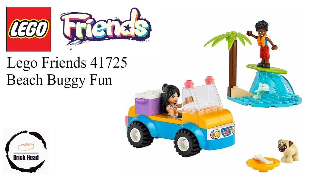 LEGO Friends 41725, Beach Buggy Fun | Speed Build, BRICK HEAD смотреть онлайн