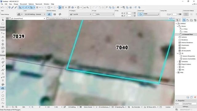 TWO IN ONE HOUSE MODELLING/step-1 (RESIZE PLOT DIMENSIONS INTO ARCHICAD 25) смотреть онлайн