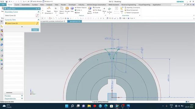 NX Tutorial | Spur gear | 3D modeling + assembly + Simulation | All in one video -@anilkatte1 смотреть онлайн