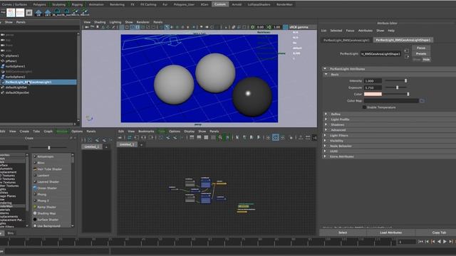 RenderMan21 for Maya: Scene Converter RMSGeoAreaLight смотреть онлайн