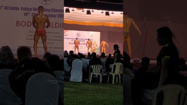 71th All India Police Bodybuilding 70 kg category смотреть онлайн
