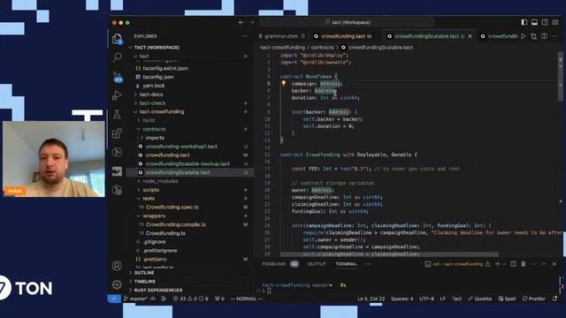 Introduction to Programming Smart Contracts in Tact, Part 2 смотреть онлайн