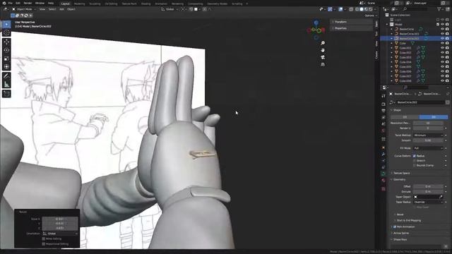 Sculpting SASUKE / Naruto (Blender 3D Timelapse) смотреть онлайн