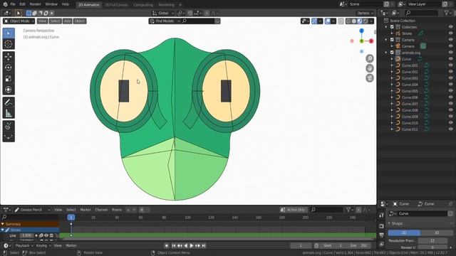 Import SVG to Blender (with Materials) Tutorial : Blender 2.8x смотреть онлайн
