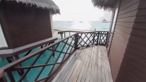 Thulhagiri Island Resort Maldives. Water bungalow villa full room tour. @WetravelMaldives