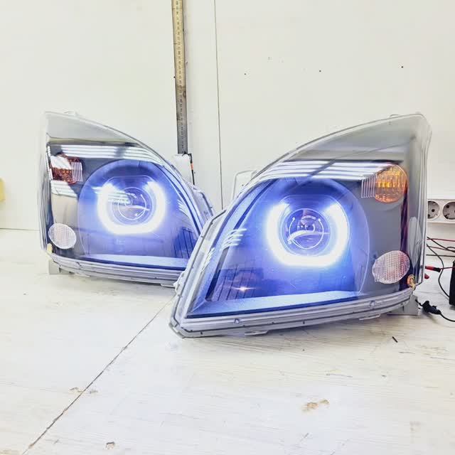 Toyota Land Cruiser Prado 120 светодиодный комплект фар смотреть онлайн