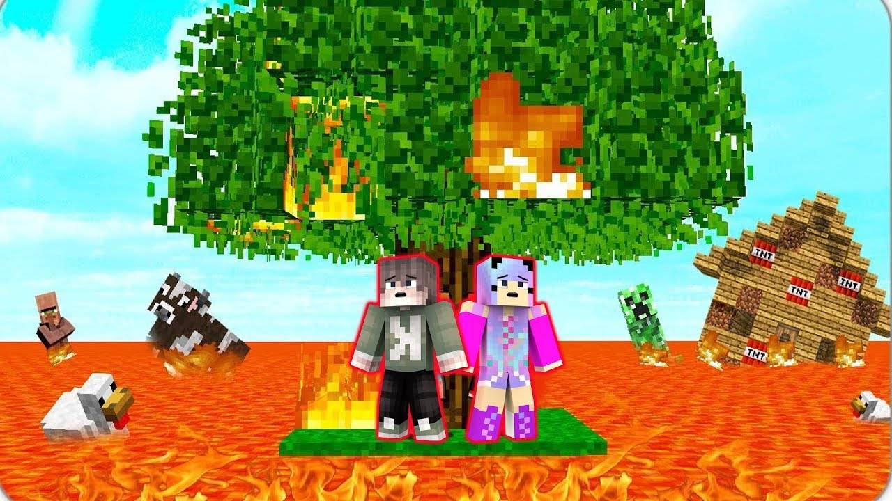 КАК ВЫЖИТЬ ДЕВУШКИ НУБУ под ЛАВОЙ в МАЙНКРАФТЕ MINECRAFT ВЫЖИВАНИЕ НУБИК на 1 БЛОКЕ в МАЙНКРАФТ смотреть онлайн