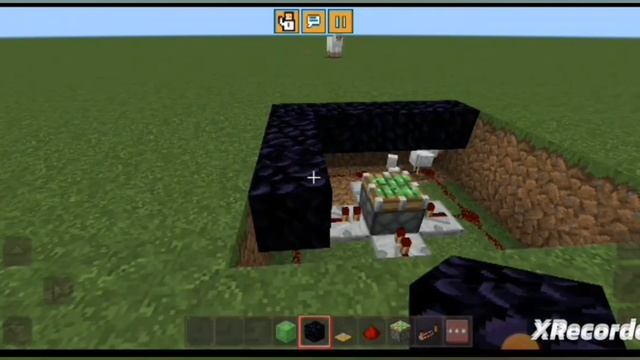 Как построить механический батут в minecraft! смотреть онлайн