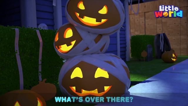 Nina and Nico's Halloween Song | Little World Kids Songs & Nursery Rhymes смотреть онлайн