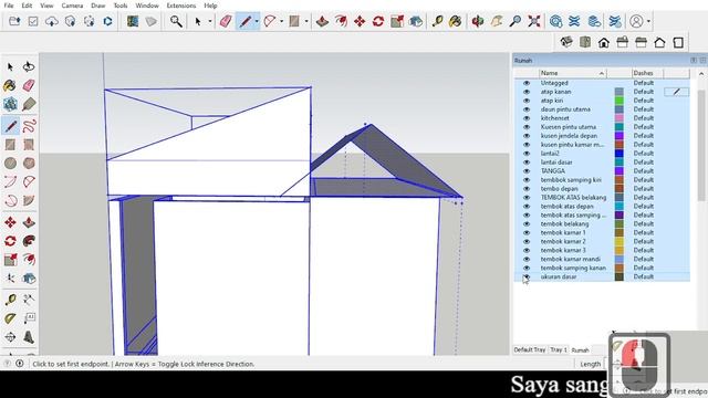 Sketchup desain rumah permata mini malis 6x6 32 смотреть онлайн