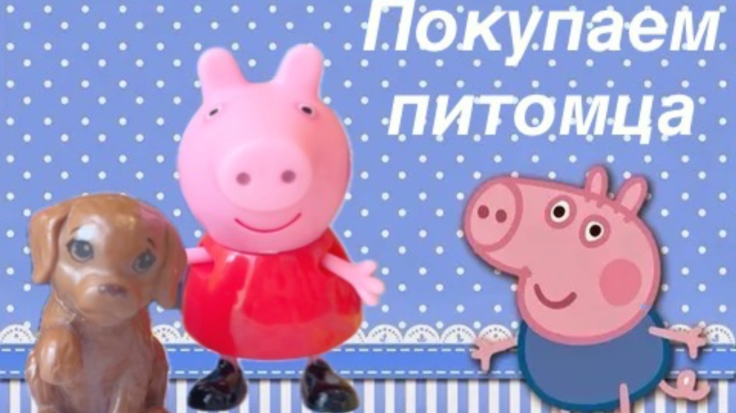 Свинка Пеппа с семьей выбирает питомца смотреть онлайн