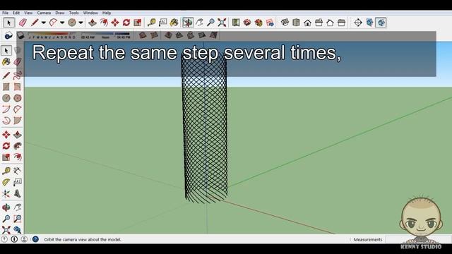 Sketchup Pro Tutorial 2 | How to draw a spiral смотреть онлайн