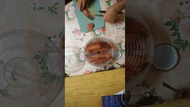 Вяленая горбуша в масле