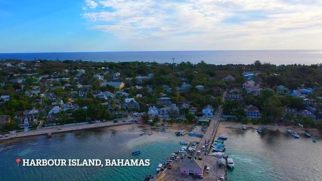 Harbour Island, Bahamas Briland Sweet | 4k Drone Flyover смотреть онлайн