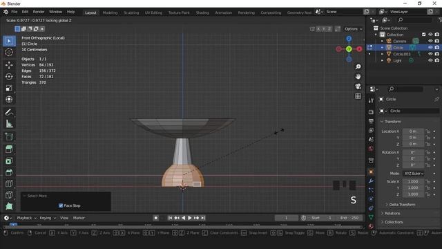 low poly fountain modeling in blender 3.0 смотреть онлайн