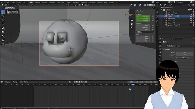 How To Make A Scary Blender Animation! Beginner Blender Tutorial смотреть онлайн