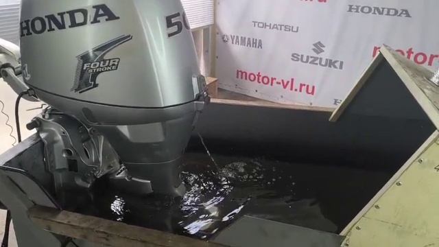 Запуск двигателя Honda BF50 EFI