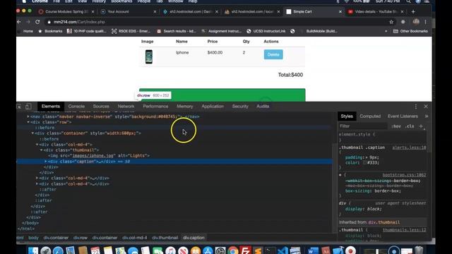 Webd 173 A Simple Session Cart смотреть онлайн