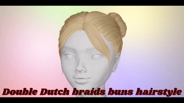 Blender | Pack of 10 beautiful bun hairstyles смотреть онлайн