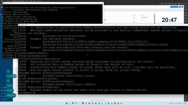 Установка Zabbix Agent 6.4 в Debian 12 смотреть онлайн
