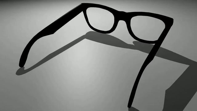 Glasses 3D model смотреть онлайн