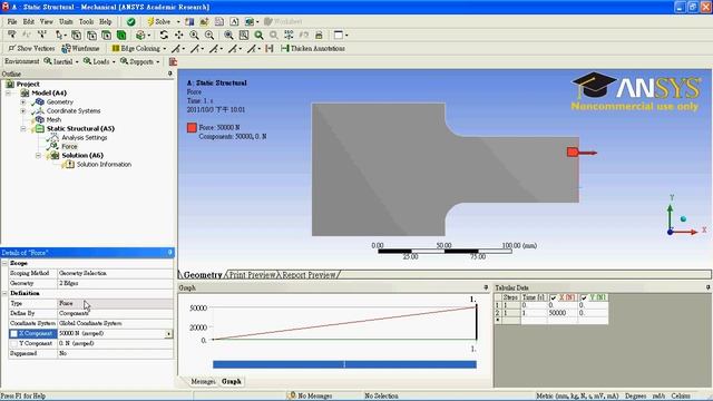 Ansys Tutorial for beginners: Filleted Bar Part I смотреть онлайн