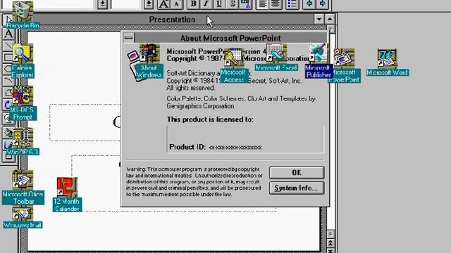 Windows for Workgroups 3.11 on Virtual PC смотреть онлайн