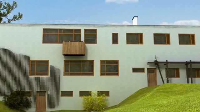 Villa Mairea | Alvar Aalto. animación exterior 3dsmax+vray смотреть онлайн