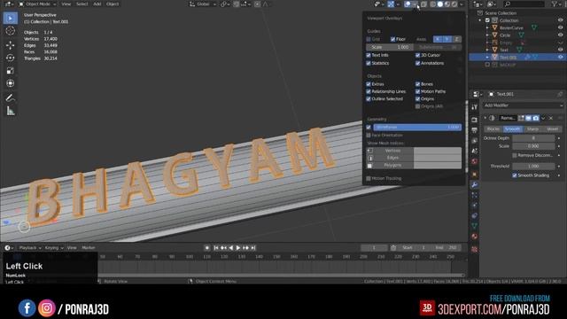 Deformable TMT Rod Modelling Time-lapse | Blender | смотреть онлайн