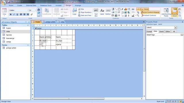 Microsoft Access 2007 - Osnovna forma смотреть онлайн