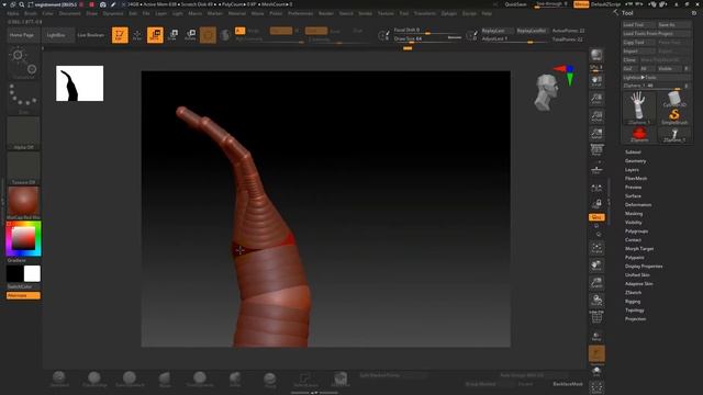 How to Sculpt a Hand With Zsphere Zbrush Quick Tips смотреть онлайн