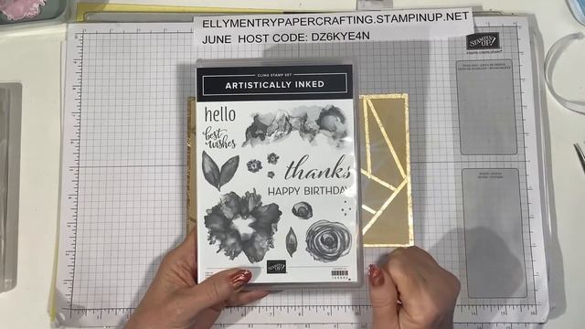 Stampin’ Up! Artistically Inked - A5 card. смотреть онлайн