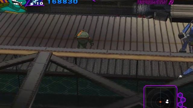 TMNT 2003 прохождение за Майки 2 серия Нано смотреть онлайн