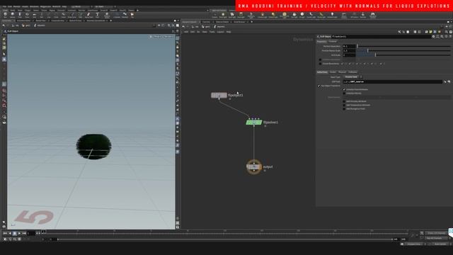 Velocity with normals for liquid explotions in Houdini | FREE TUTORIAL смотреть онлайн