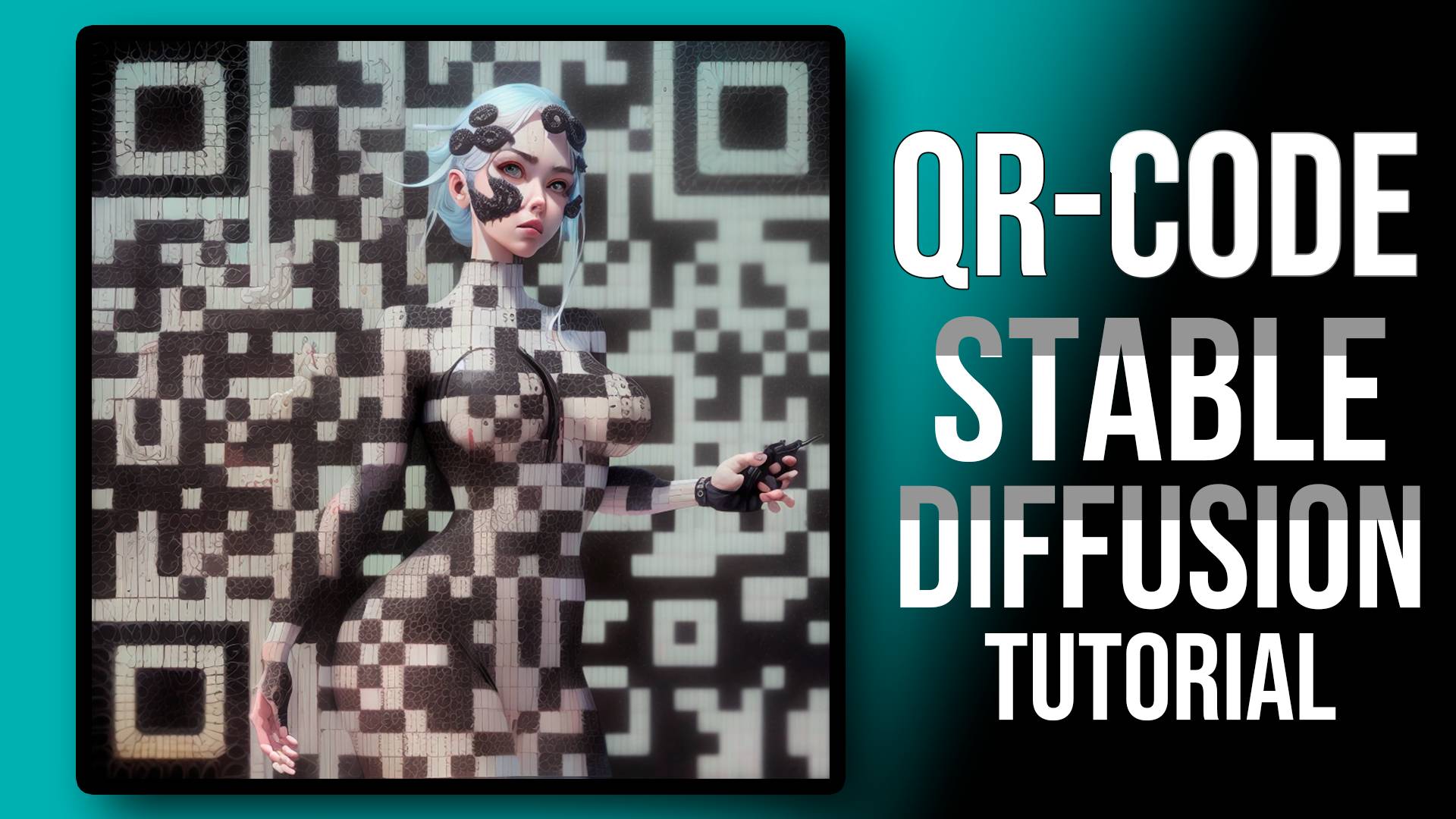 Создание QR-Code в Stable Diffusion с любым артом и вашей ссылкой! смотреть онлайн