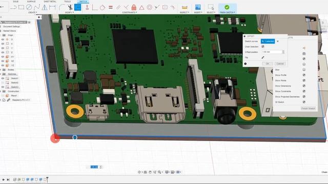 3D Printed Raspberry Pi Case Fusion 360 Tutorial смотреть онлайн